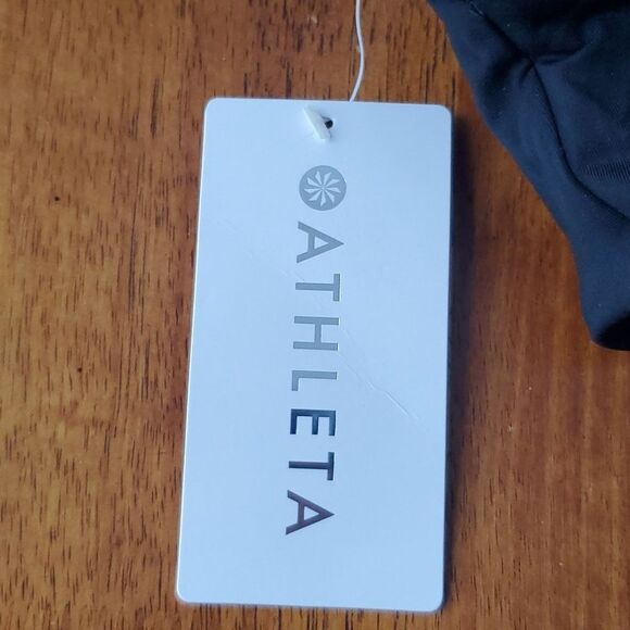 Athleta Bra Swim Top Black Size  32 B/C NWT - Picture 4 of 6